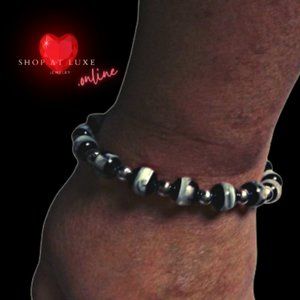 Marble Beaded Bracelet For Men